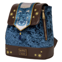LOUNGEFLY - HARRY POTTER - RAVENCLAW BANNER VELVET MINI BACKPACK - LOUNGFLY EXCLUSIVE LIMITED EDITION