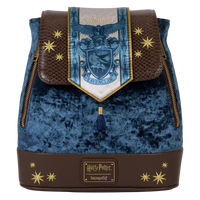 LOUNGEFLY - HARRY POTTER - RAVENCLAW BANNER VELVET MINI BACKPACK - LOUNGFLY EXCLUSIVE LIMITED EDITION