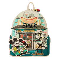 LOUNGEFLY - DISNEY - Mickey & Friends Exclusive Snack Shack Mini Backpack - LOUNGFLY EXCLUSIVE LIMITED EDITION