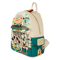 LOUNGEFLY - DISNEY - Mickey & Friends Exclusive Snack Shack Mini Backpack - LOUNGFLY EXCLUSIVE LIMITED EDITION