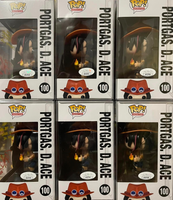 ONE PIECE - Portgas D Ace Pop! Vinyl Figure - SIGNED JSA CERTIFIED