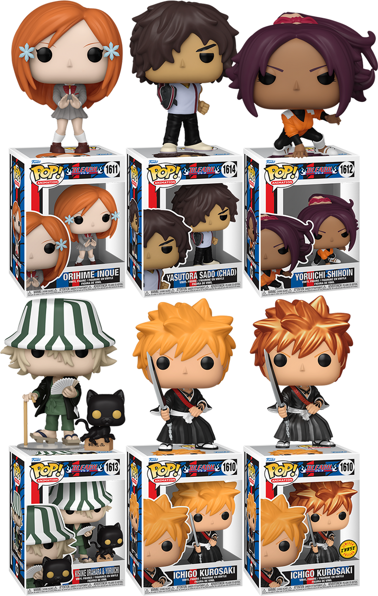 BLEACH Pop Vinyl Bundle Set of 5 1 IN 6 CHASE CHANCE Rogue Online Pty Ltd