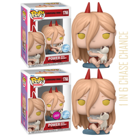 Chainsaw Man - Power with Meowy Exclusive Pop! Vinyl Figure - 1 IN 6 CHASE CHANCE