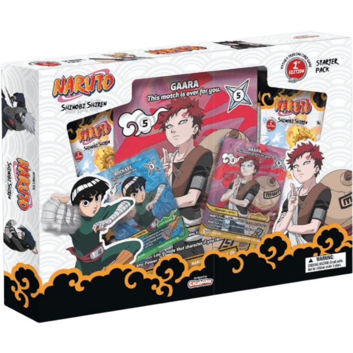 PRE-ORDER - Naruto Mythos TCG – Shinobi Shiren “Gaara vs Rock Lee