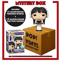PRE-ORDER - WEDNESDAY (2022) - WEDNESDAY ADDAMS WITH FUDGE POP! VINYL - MYSTERY BOX (INCLUDES WEDNESDAY 9500PCS & 9 POP! VINYL) - SUPREME LIMITED EDITION