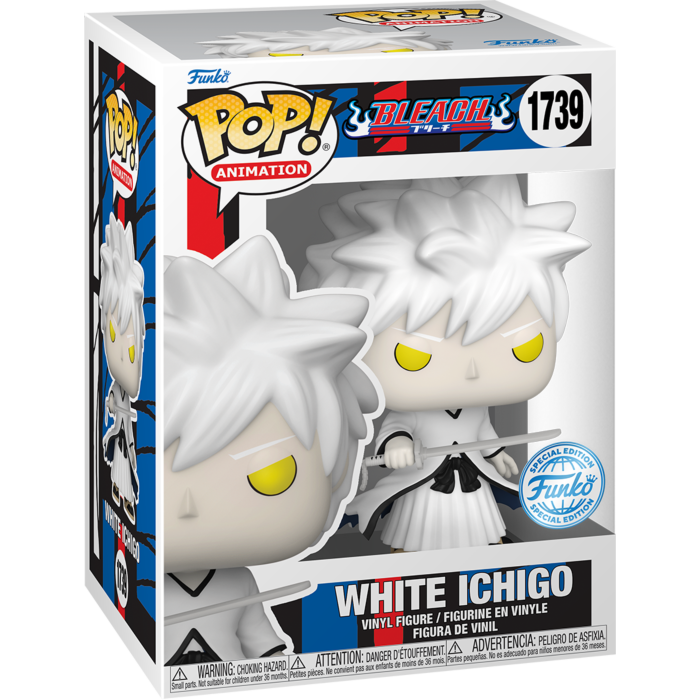 ichigo-pirokoシャネルリボン BLEACH - White Ichigo Kurosaki Exclusive #1739 Pop! Vinyl