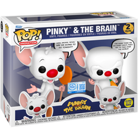 PINKY & THE BRAIN - PINKY & THE BRAIN (GLOW) POP! VINYL FIGURE 2-PACK