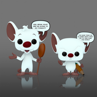 PINKY & THE BRAIN - PINKY & THE BRAIN (GLOW) POP! VINYL FIGURE 2-PACK