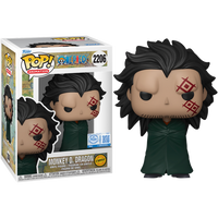 ONE PIECE - MONKEY D. DRAGON #2206 POP! VINYL EXCLUSIVE - CHASE BUNDLE