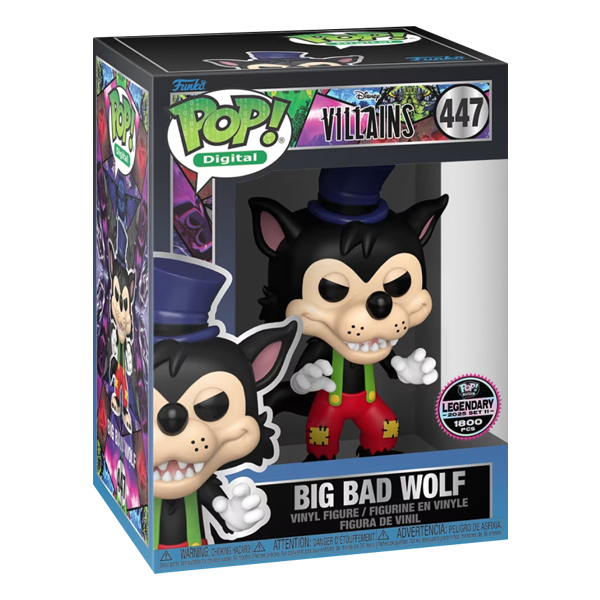 DISNEY VILLAINS - PHYSICAL COLLECTIBLES - BIG BAD WOLF POP! VINYL