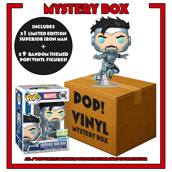 MARVEL - SUPERIOR IRON MAN POP! VINYL - MYSTERY BOX (INCLUDES