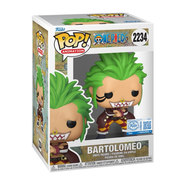 Ｂａｒｔｏｌｏｍｅｏ Ｐ ONE PIECE - BARTOLOMEO POP! VINYL FIGURE - OFFICIAL FUNKO