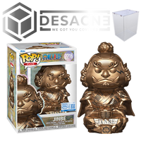PRE-ORDER - ONE PIECE - JINBE (BRONZE) POP! VINYL - OFFICIAL FUNKO EXCLUSIVE - US IMPORTED EDITION + DESACNE HARD STACK