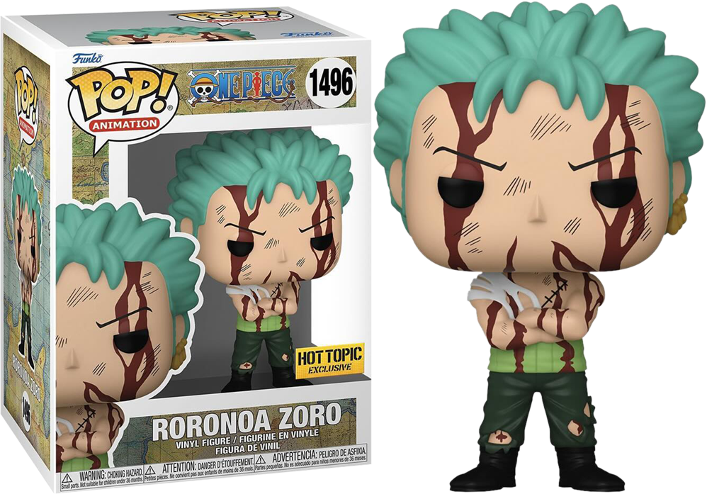 ONE PIECE Zoro Bloody Pop! Vinyl - HOT TOPIC EXCLUSIVE| Rogue Online
