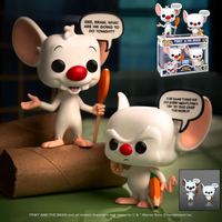 PINKY & THE BRAIN - PINKY & THE BRAIN (GLOW) POP! VINYL FIGURE 2-PACK