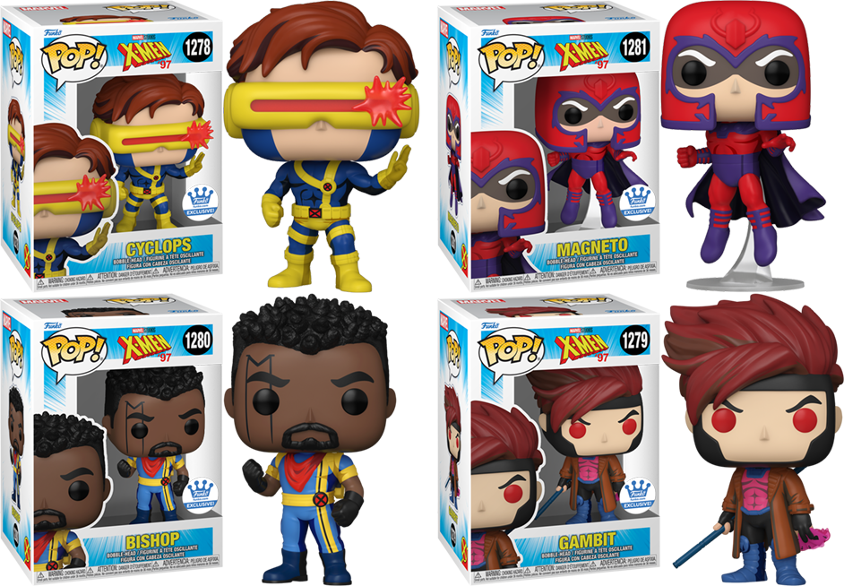 X-MEN '97: Pop! Vinyl - Set of 4 FUNKO EXCLUSIVE| Rogue Online Pty Ltd
