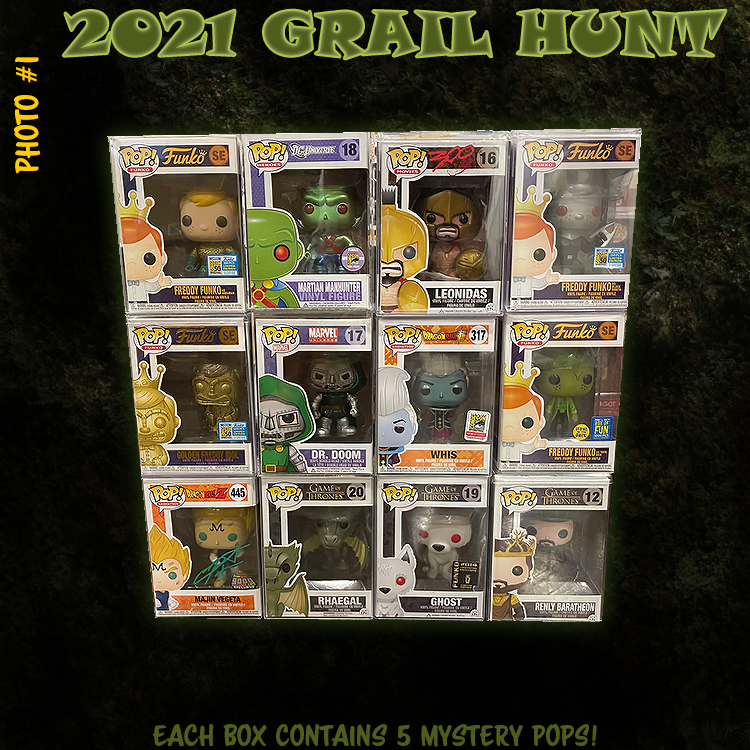 Mystery Blind Box Funko Pop! Vinyl 2021 Grail Hunts| Rogue