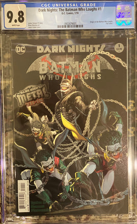 CGC GRADED - Dark Nights: The Batman Who Laughs #1 DC Comics - 9.8 Graded #3902679005