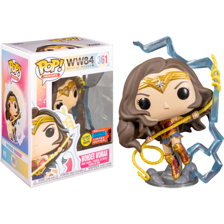 Wonder Woman 1984 - Wonder Woman with Lightning Glow in the Dark Pop! Vinyl Figure (2020 Fall Convention Exclusive) - Rogue Online Pty Ltd