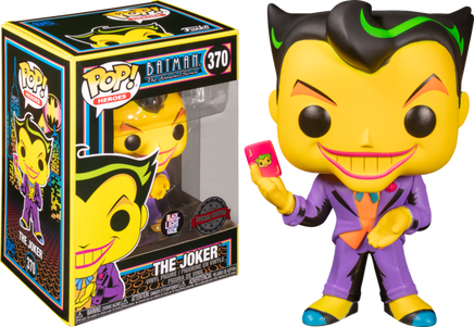 BATMAN - THE ANIMATED SERIES - THE JOKER BLACKLIGHT EXCLUSIVE POP! VINYL FIGURE - Rogue Online Pty Ltd