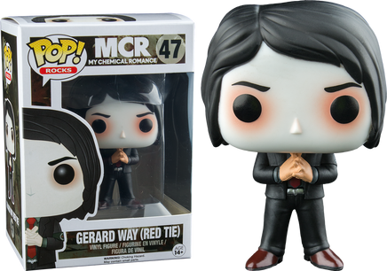 My Chemical Romance - Gerard Way with Red Tie Pop! Vinyl Figure - Rogue Online Pty Ltd