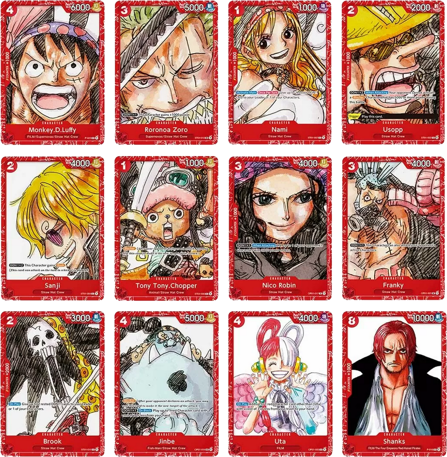 One Piece Card Game Premium Card Collection One Piece Film Red Edition