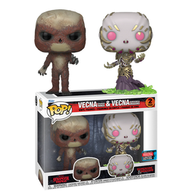 Vecna Stranger Things and Vecna Dungeons & Dragons 2-Pack Pop! Vinyl - 2022 NYCC Convention Exclusive