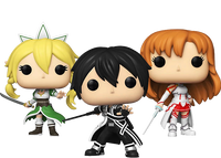 Sword Art Online - Kirito Asuna Leafa Pop! Vinyl - (Bundle of 3)