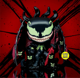 Venom - Venom on Throne Glow Exclusive Pop! Deluxe