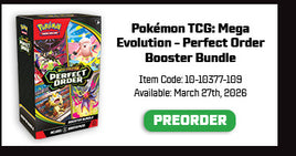 PRE-ORDER - POKÉMON TCG: MEGA EVOLUTION - PERFECT ORDER BOOSTER BUNDLE