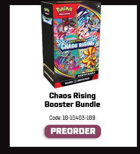 PRE-ORDER - POKÉMON TCG: MEGA EVOLUTION - CHAOS RISING BOOSTER BUNDLE - Rogue Online Pty Ltd