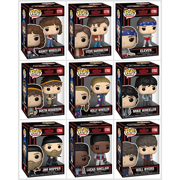 STRANGER THINGS - THE FINAL SEASON POP! VINYL FIGURE - BUNDLE (SET OF ...
