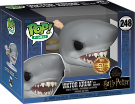 HARRY POTTER: Viktor Krum with Shark Head Pop! Vinyl - NFT EXCLUSIVE