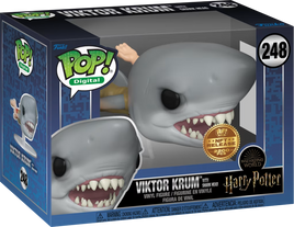 PRE-ORDER - HARRY POTTER: Viktor Krum with Shark Head Pop! Vinyl - NFT EXCLUSIVE