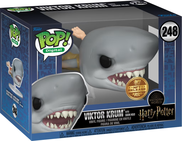 PRE ORDER HARRY POTTER Viktor Krum with Shark Head Pop Vinyl