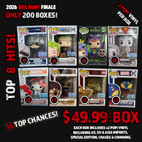 2026 EDITION GRAIL BOX HUNT EXCLUSIVE FINALE POP! VINYL - TOP 8 HITS - 15 TOP CHANCES! - Rogue Online Pty Ltd