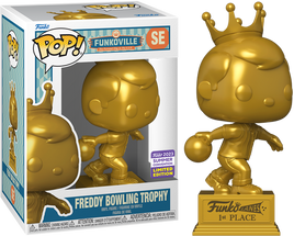 2023 SDCC - Freddy Funko Bowling Trophy Pop! Vinyl Figure - Rogue Online Pty Ltd