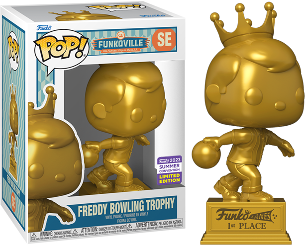 2023 SDCC - Freddy Funko Bowling Trophy Pop! Vinyl Figure