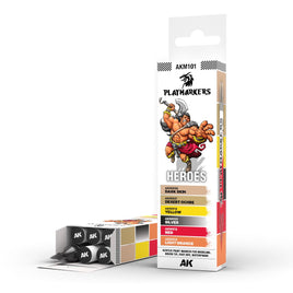 AK Interactive - Playmarkers - Sets - Heroes - 6 COLOURS