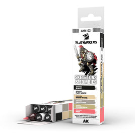 AK Interactive - Playmarkers - Sets - Skeletons & Zombies - 6 COLOURS