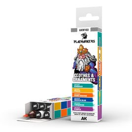 AK Interactive - Playmarkers - Sets - Clothes & Ornaments - 6 COLOURS