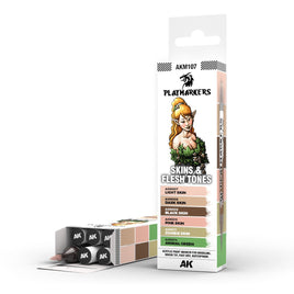 AK Interactive - Playmarkers - Sets - Skin & Flesh Tones - 6 COLOURS