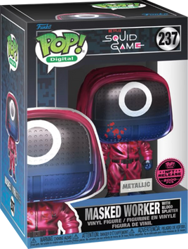 SQUID GAME: Masked Worker Metallic Pop! Vinyl - NFT EXCLUSIVE