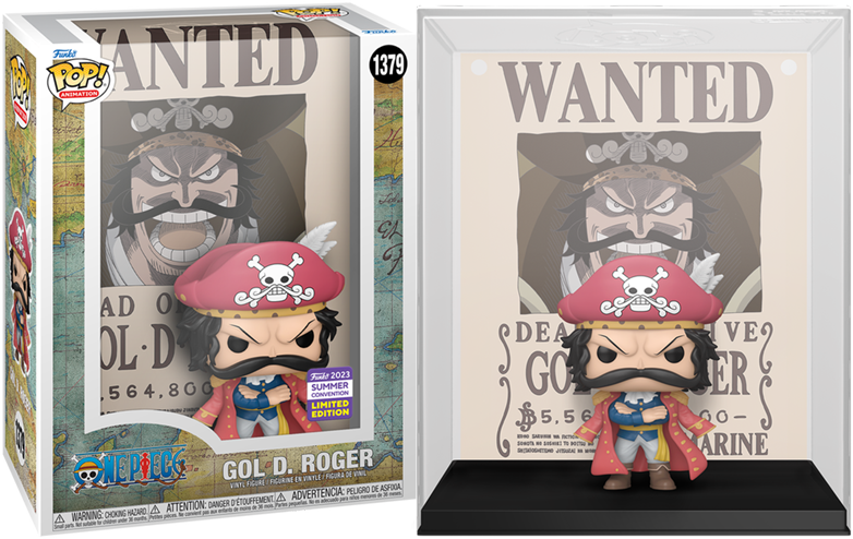 2023 SDCC - Wanted Poster Gol D. Roger Pop! Vinyl Figure