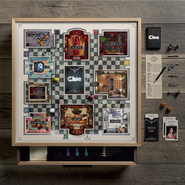 Clue Luxe Maple Edition Board Game - IN STOCK