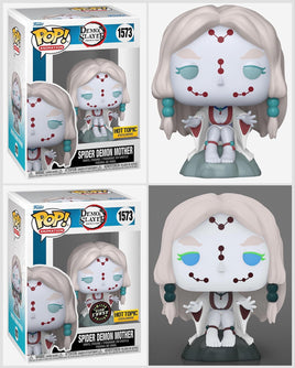 DEMON SLAYER : Spider Demon Mother Pop! Vinyle - EXCLUSIVITÉ HOT TOPIC 1 CHANCE DE POURSUITE SUR 6