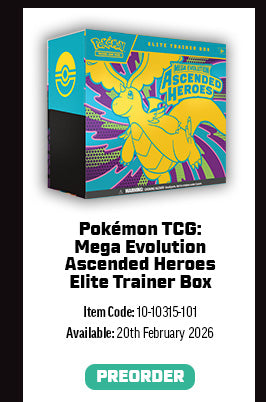 PRE-ORDER - POKÉMON TCG: MEGA EVOLUTION - ASCENDED HEROES ELITE TRAINER BOX