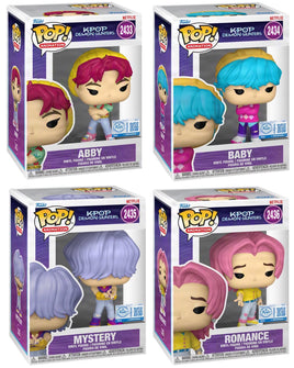 PRE-ORDER - K-POP DEMON HUNTERS - SAJA BOYS POP! VINYL - BUNDLE (SET OF 4) - EXCLUSIVE EDITION - Rogue Online Pty Ltd