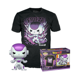 DRAGON BALL Z: Frieza 4th Form (Metallic) Pop! Vinyl & Tee - EXCLUSIVE