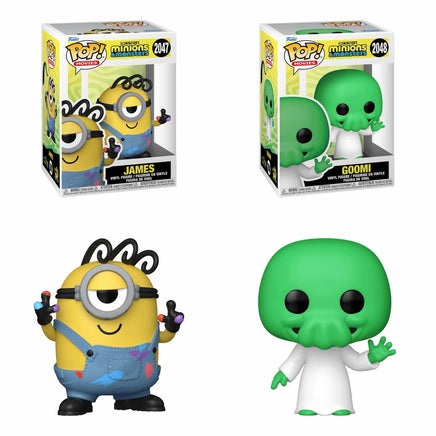 PRE-ORDER - MINIONS - MINIONS & MONSTERS - JAMES & GOOMI POP! VINYL - BUNDLE (SET OF 2) - Rogue Online Pty Ltd